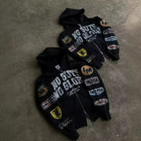Y2K American retro sportswear coat top